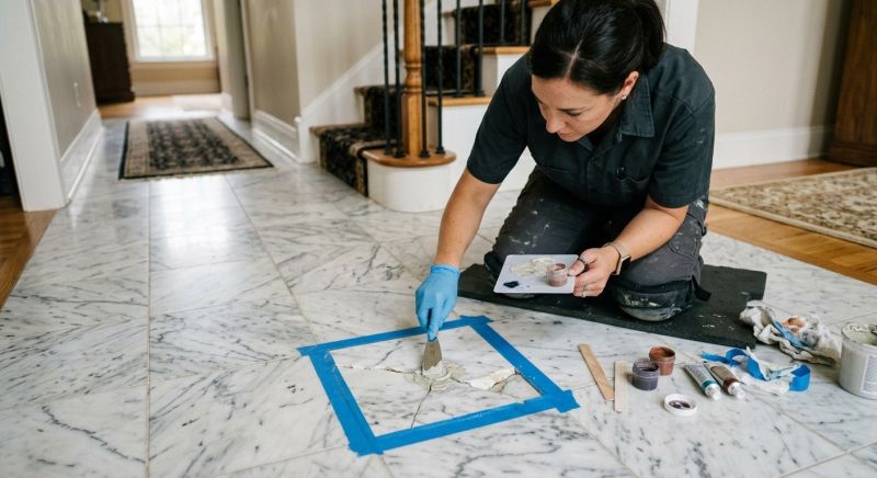 Terrazzo Tile Repair in Olathe, KS