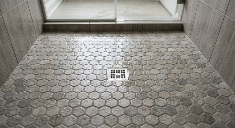 Tile Shower Floor Installation in Denver County, CO