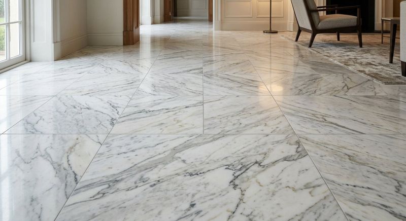 Marble Tile Floor Installation in Wilmington, NC