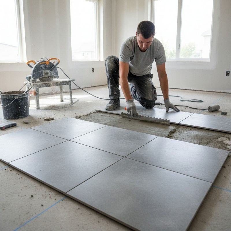 Mosaic Tile Floor Installation in Frederick, MD