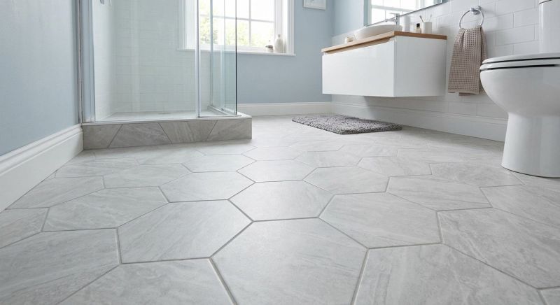 Restroom Floor Replacement in Alexandria, VA
