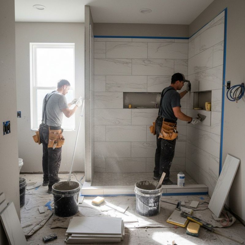 Shower Floor Tiling in Longmont, CO