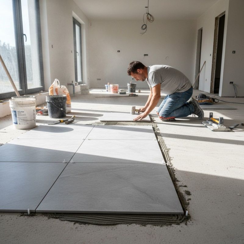 Slate Tile Floor Installation in Alexandria, VA