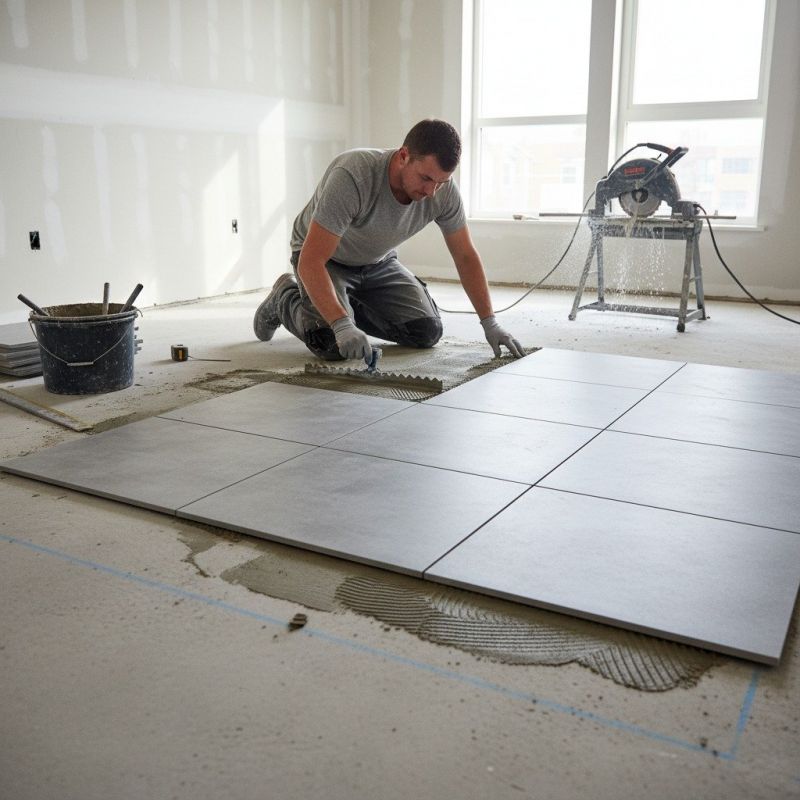Slate Tile Floor Installation in Longmont, CO