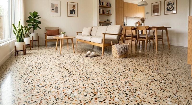 Terrazzo Flooring Installation in Wilmington, NC