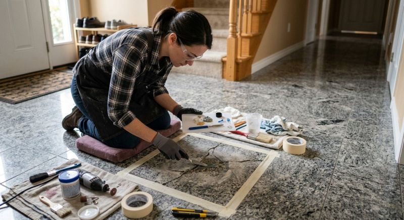 Terrazzo Tile Repair in Olathe, KS