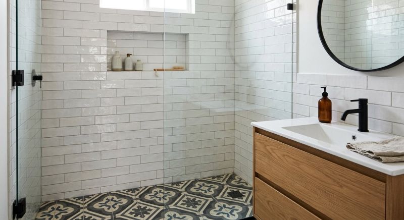 Tile Shower Floor Installation in Alpharetta, GA